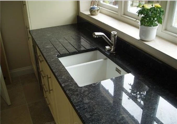 black granite kitchen