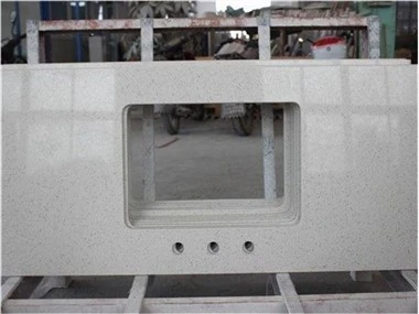 Crystal White Quartz Countertops