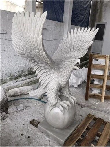 Stone Eagle Garden Statue