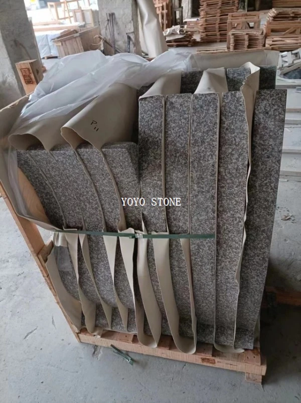 G664 Granite Lily Tombstone Packing