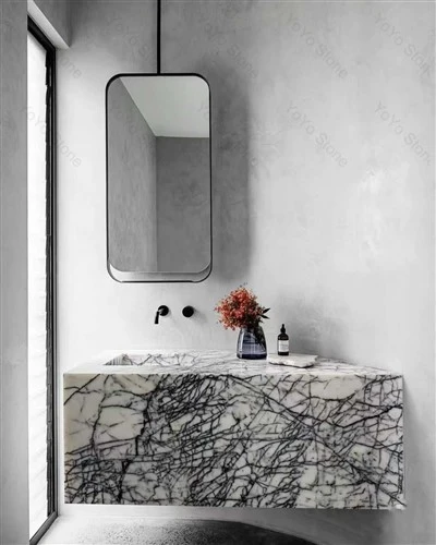 White Marble Vanity Top